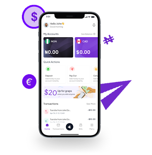 Payout App Interface